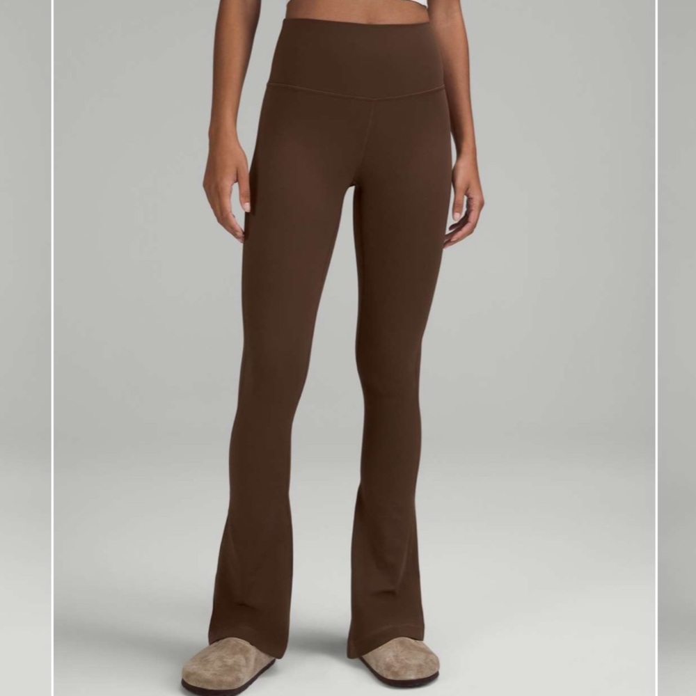 Lululemon Align High Rise Flare Leggings 32’’ in Java